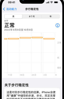 成县iPhone手机维修如何在iPhone开启'步行稳定性通知'