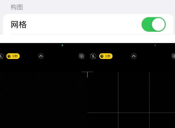 成县苹果手机维修网点分享iPhone如何开启九宫格构图功能