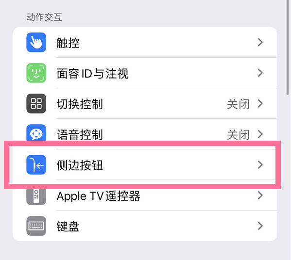 成县苹果14维修店分享iPhone14 Plus侧键双击下载功能关闭方法 