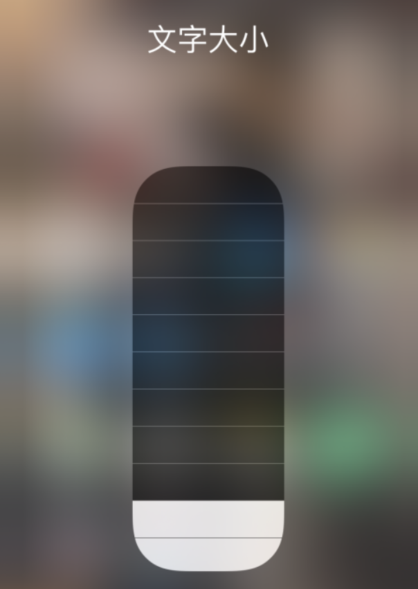 成县苹果手机维修分享小技巧：在 iPhone 控制中心快速调节字体大小 
